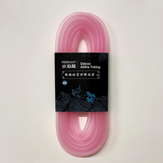 Deluxe Silicone Airline Tubing - Flower Pink - 100m
