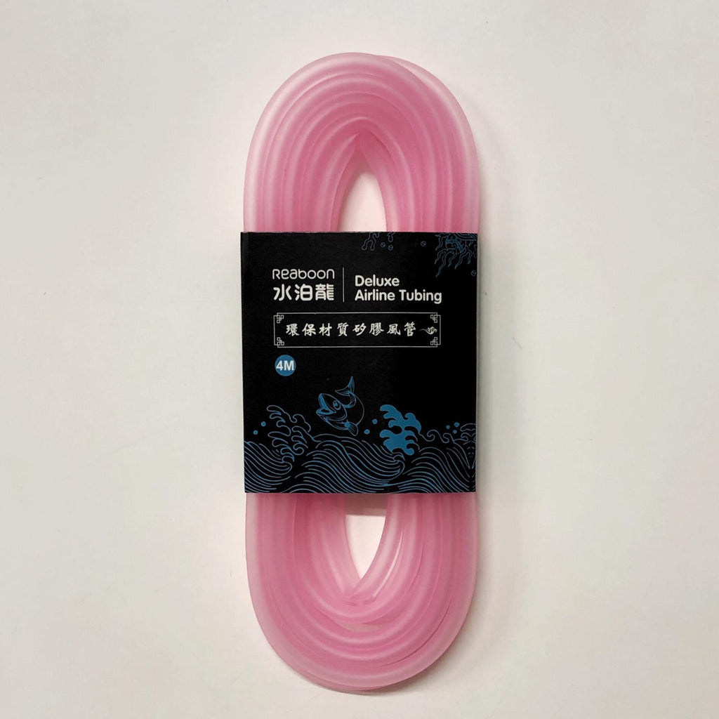 Deluxe Silicone Airline Tubing - Flower Pink - 4m