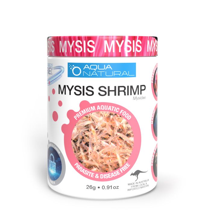 Freeze Dried Mysis  -  Fish Food - 26g