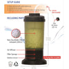 Ziss Aqua Aquarium Fish Bubble Bio Media Filter ZBS-200