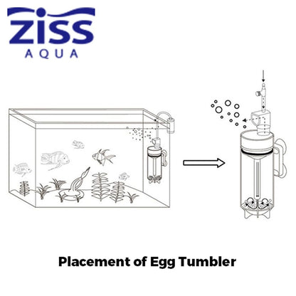 Ziss Aqua Fish & Shrimp Egg Incubator Tumbler Small / Short - E55