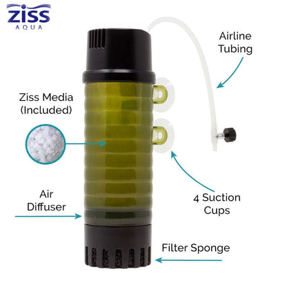 Ziss Aqua Aquarium Fish Buibble Bio Media Filter (Small) ZB-200